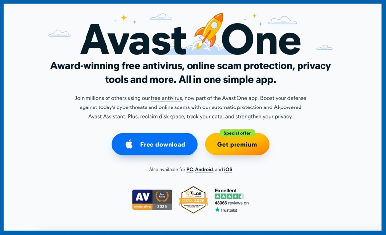 Accueil Avast