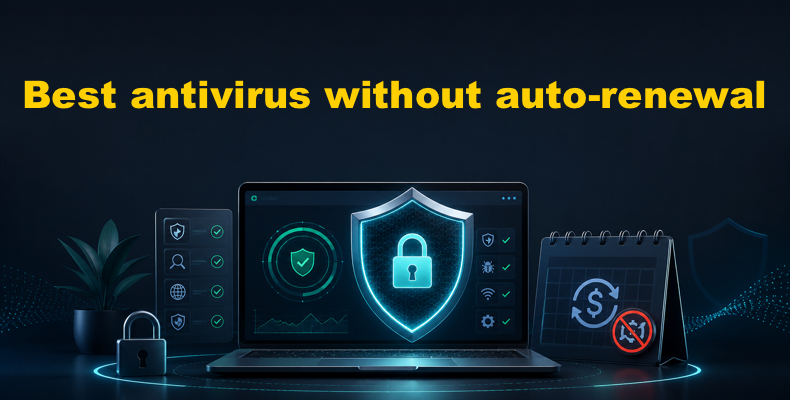 Meilleur antivirus sans renouvellement automatique