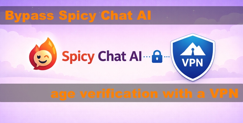 Contourner la vérification d'âge de Spicy Chat AI à l'aide d'un VPN