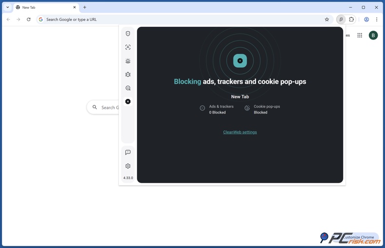Extension Surfshark CleanWeb