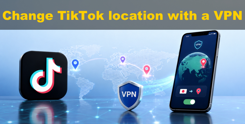 Changer la localisation TikTok avec un VPN