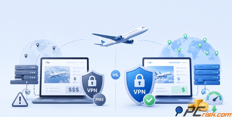 Peut-on utiliser un VPN gratuit pour acheter des billets d'avion moins chers
