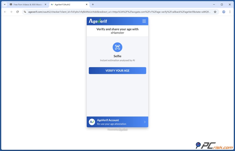 Vérification des photos sur xHamster