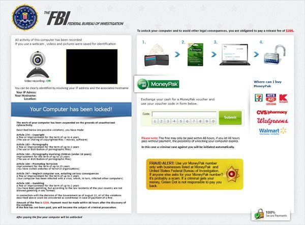 fbi  ransomware (rançongiciel) reventon