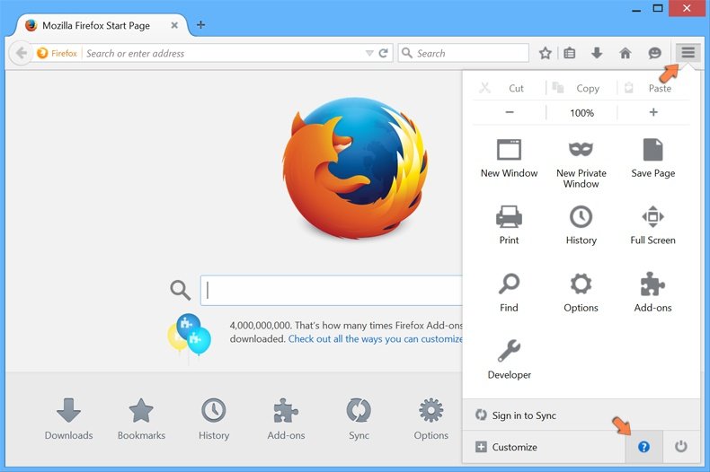 Restaurer les paramètres à défaut de Mozilla Firefox – accéder