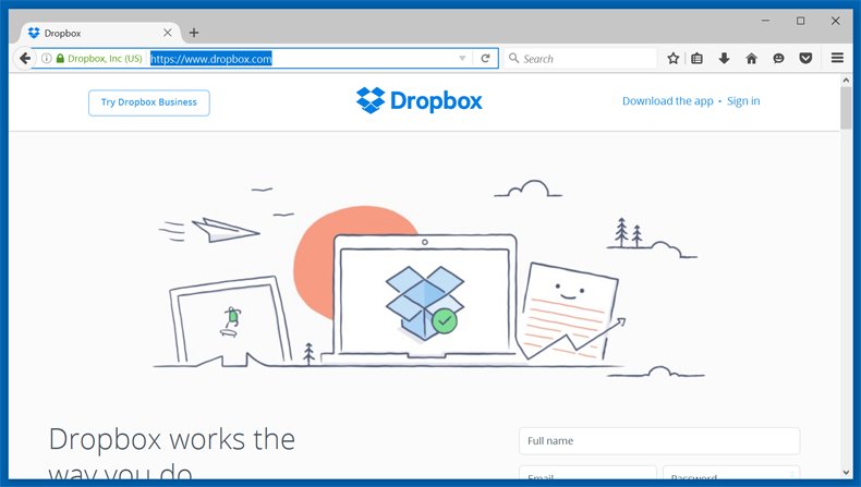 solution de sauvegarde - dropbox