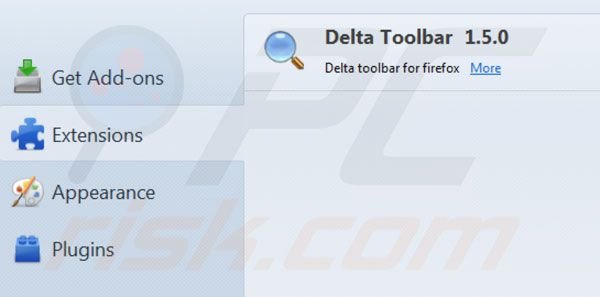 Suppression de Nattly dans Mozilla Firefox