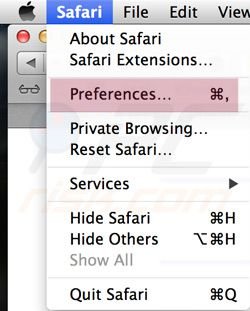  Préférences de Safari