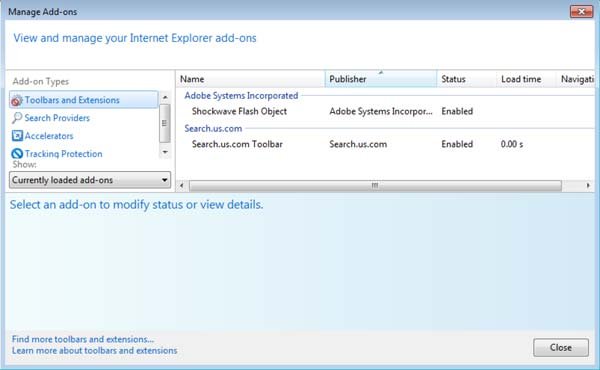 search.us.com dans internet explorer