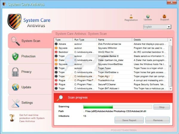  Antivirus System Care