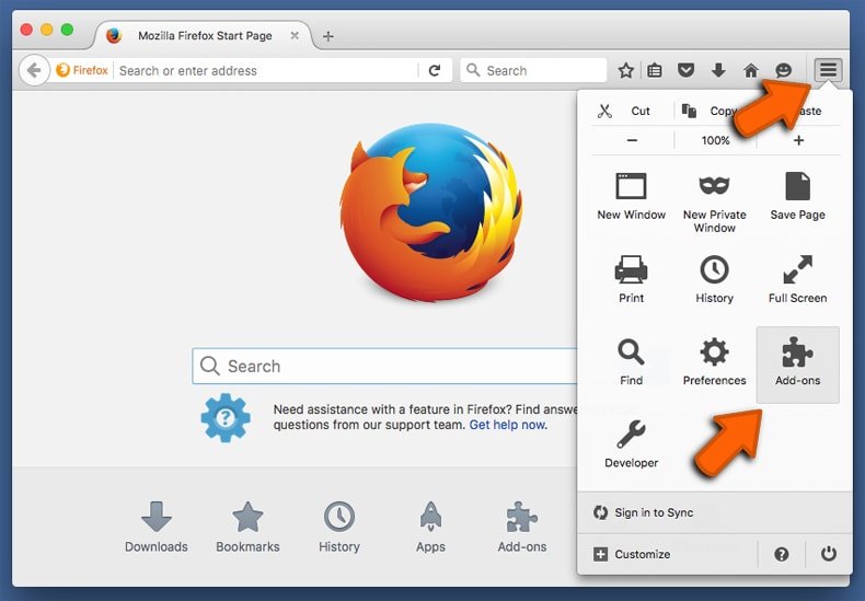 accéder aux ajouts de mozilla firefox