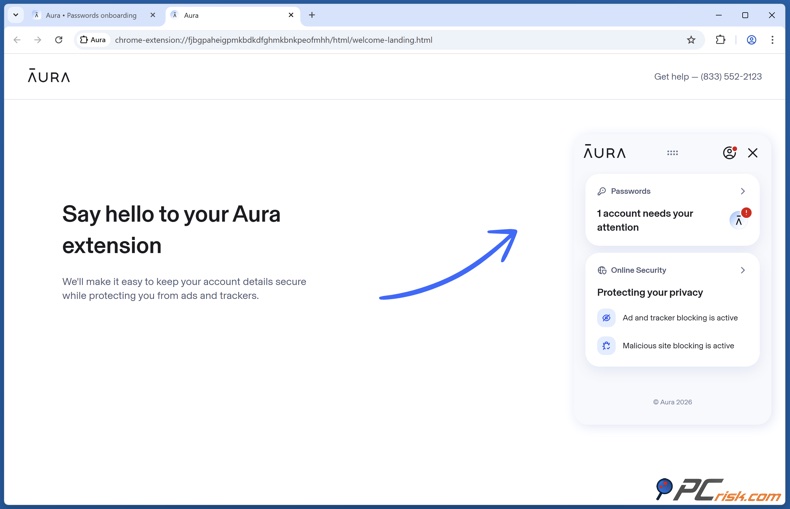 Aura Extension de navigateur pour Chrome