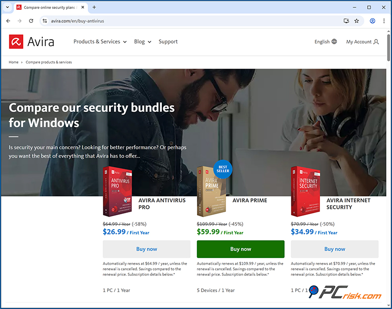 Avast Antivirus tarifs