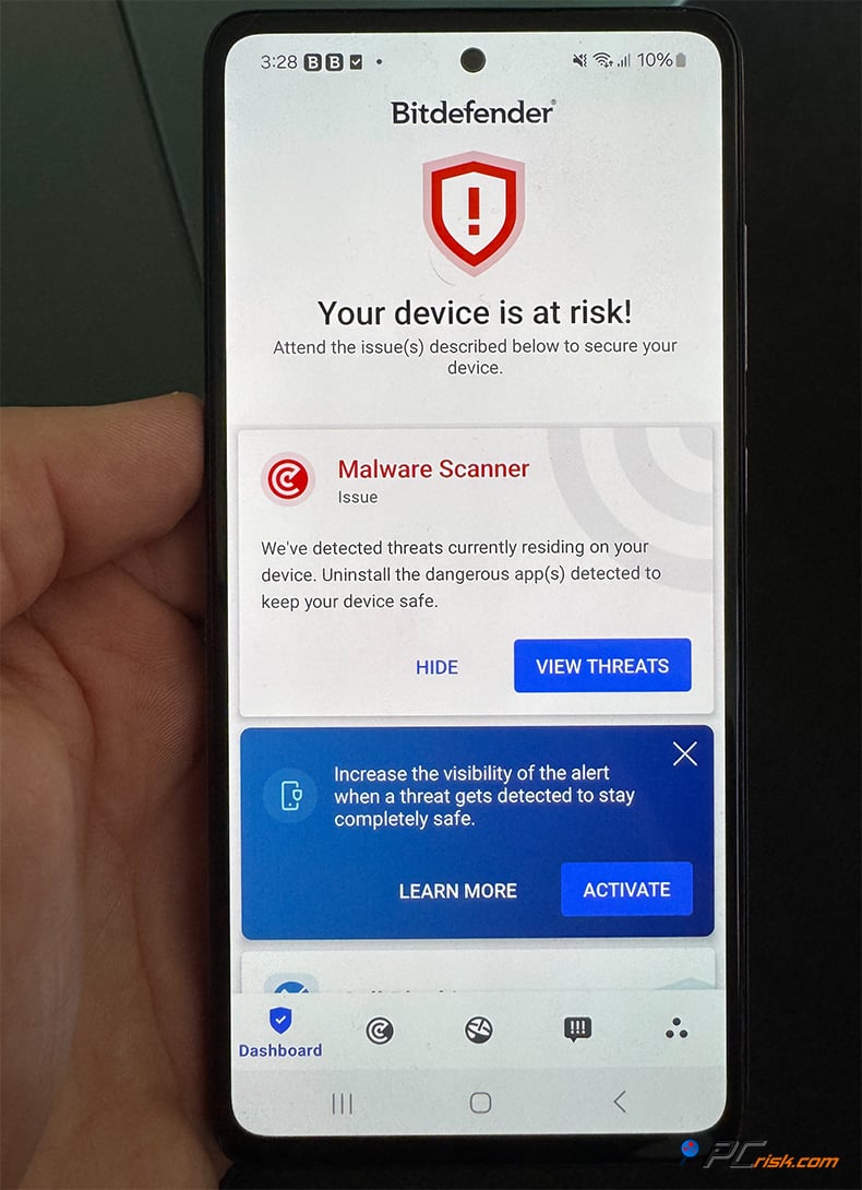 bitdefender android version