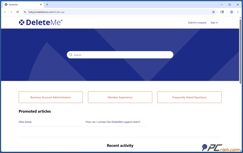 DeleteMe Centre d'aide