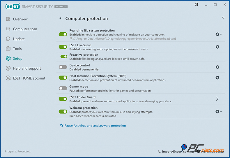 ESET Protection informatique