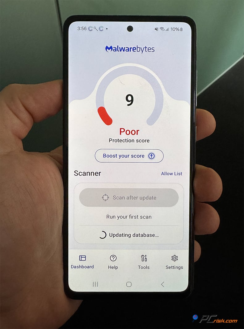 malwarebytes pour android