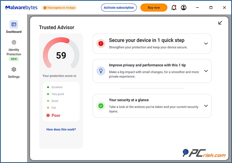 malwarebytes conseiller de confiance