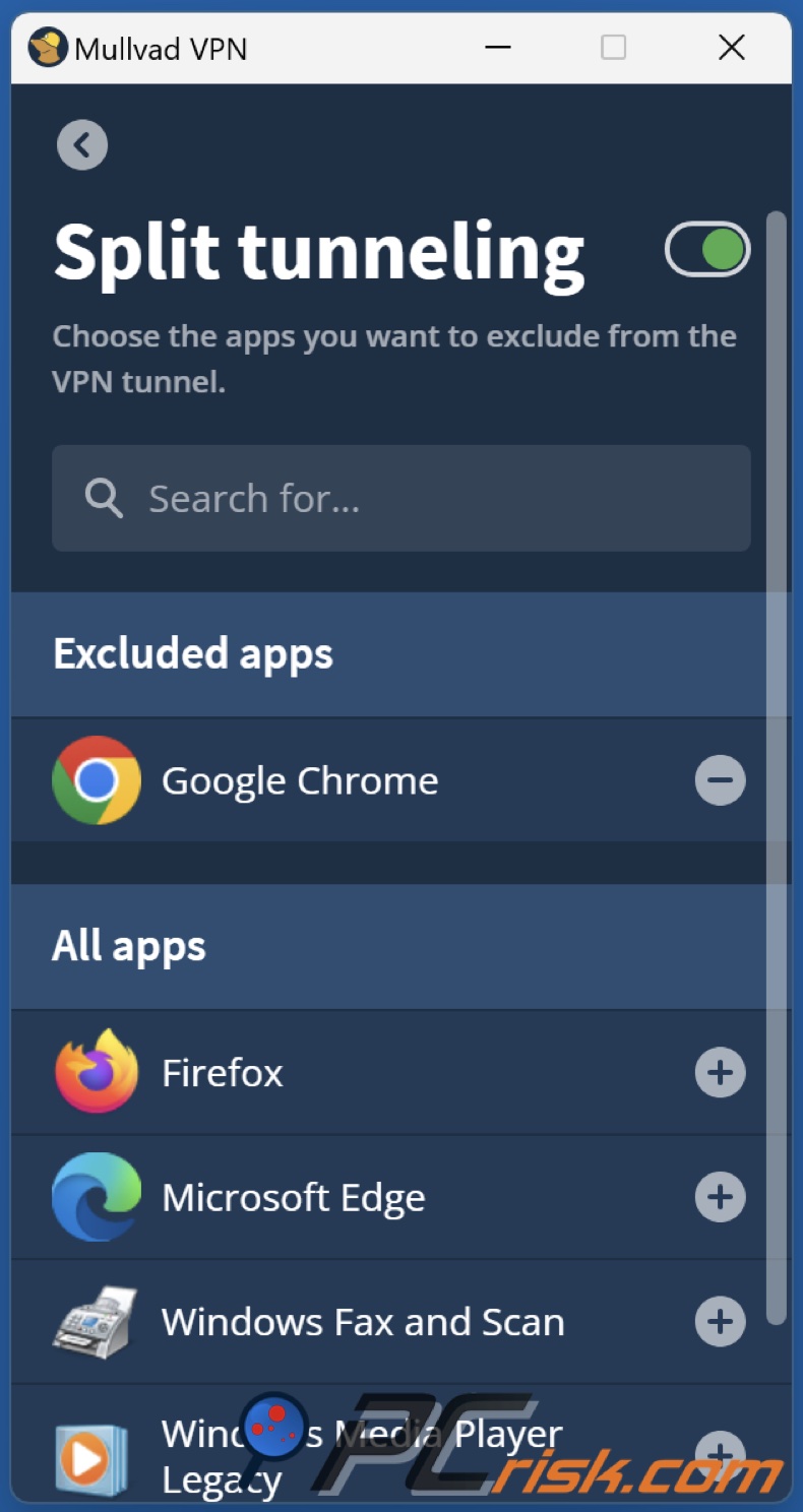 Mullivad Tunneling fractionné