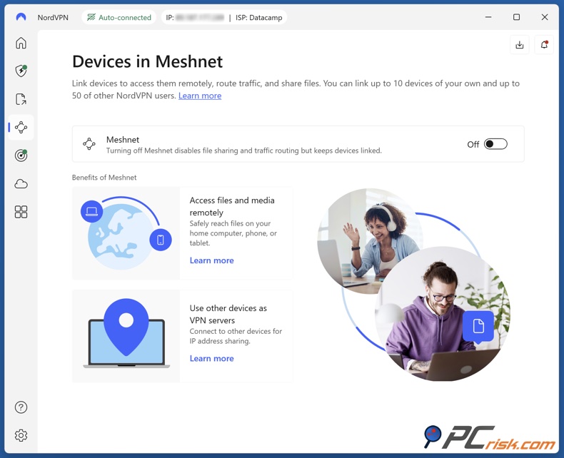 NordVPN réseau maillé