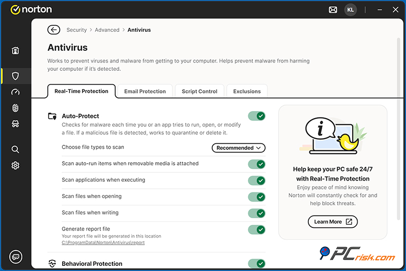 Norton 360 Deluxe Protection contre les logiciels malveillants et les virus
