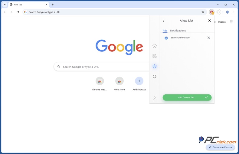 Total Adblock liste autorisée