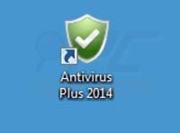 Icône de bureau d'Antivirus Plus 2014 