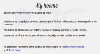 installateur du virus de redirectiob vers Myhoome.com