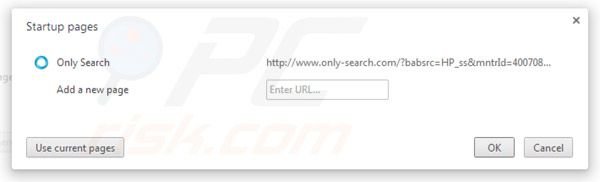 Suppression de Only-search.com dans la page d'accueil de Google Chrome 