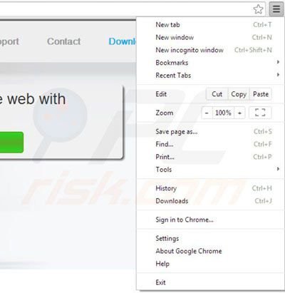 Suppression des extensions d'Outobox dans Google Chrome étape 1