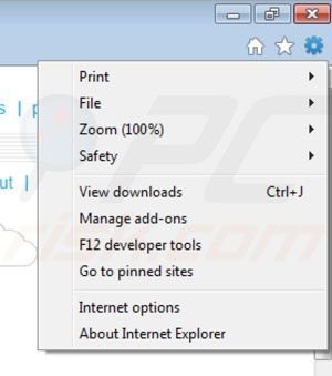 Suppressionm des publicités Savesense dans Internet Explorer étape 1
