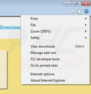 Suppression des plug ins de Superweb dans Internet Explorer étape 1