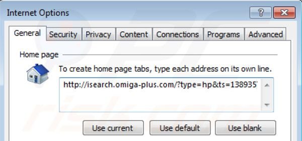Suppression de la page d,accueil du virus de redirection  inspsearch.com dans Internet Explorer