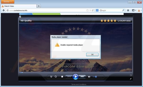 Virus VLC app 