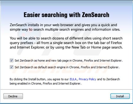 installateur de Zensearch