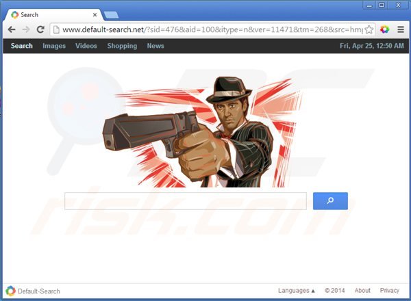 Virus default-search.net 