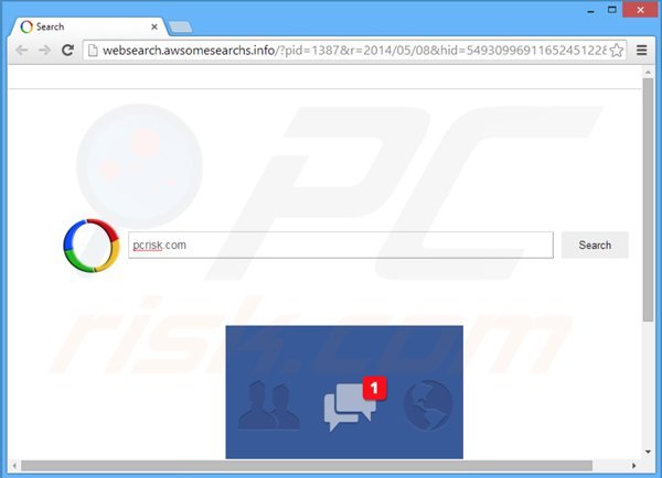 Virus websearch.awsomesearchs.info 