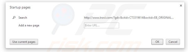 Suppression de la page d'accueil du pirate de navigateur client connect ltd dans Google Chrome 