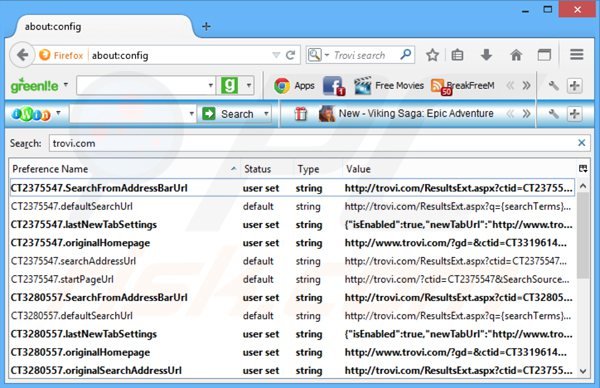 Suppression du moteur de recherche par défaut du pirate de navigateur client connect ltd dans Mozilla Firefox 