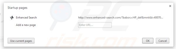 Suppression de la page d'accueil d'enhanced-search.com dans Google Chrome 