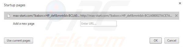Suppression de la page d,accueil de Max-start.com dans Google Chrome 