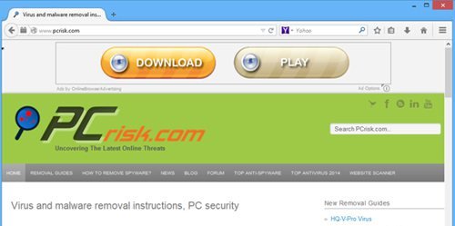 Bannières publicitaires online browser advertising