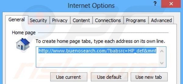 Suppression de la page d'accueil de keep my search dans Internet Explorer 