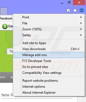 Suppression des publicités PassWizard dans Internet Explorer étape 1