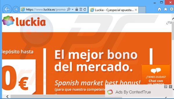 Logiciel de publicité contexttrue 