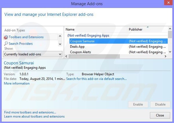 Suppression des publicités Zombie Invasion dans Internet Explorer étape 2