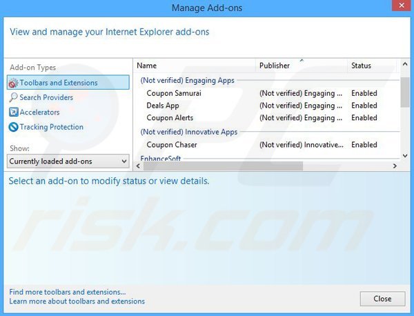 Suppression des publicités Desktop Temperature Monitor dans Internet Explorer étape 2