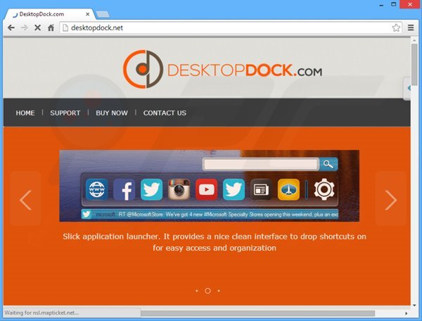 DesktopDock adware