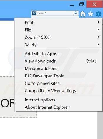 Suppression des publicités IneedSpeed dans Internet Explorer étape 1