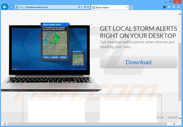 Logiciel de publicité StormWatch 